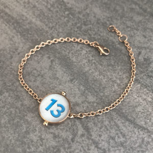TAJANI BRACCIALE IN ORO MODELLO PUARINO CON NUMERO 13