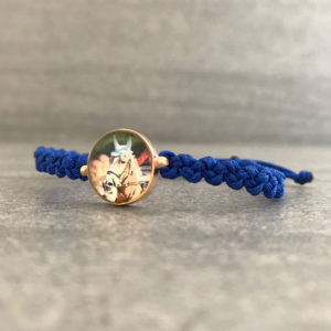 TAJANI BRACCIALE PUARINO CON FOTO CAVALLO