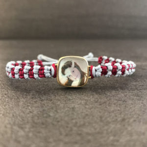 TAJANI BRACCIALE CON CENTRALE IN ORO GIALLO E FOTO BIMBA COMUNIONE