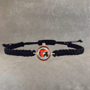 TAJANI BRACCIALE PERSONALIZZATO CON COCCINELLA