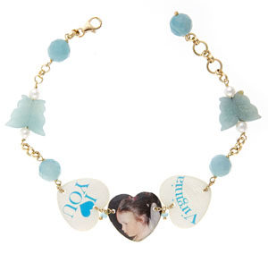 BRACCIALE CUORE RETTANGOLO OVALE
