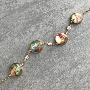 TAJANI BRACCIALE 4 ELEMENTI CAVALLI