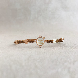 TAJANI BRACCIALE PERSONALIZZATO CON SCRITTA SUPER SOEUR BRONZO