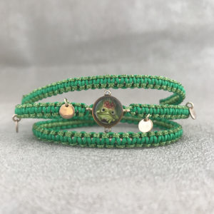 TAJANI BRACCIALE MICROPOIS TRIPLO RANA