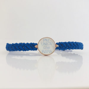 TAJANI BRACCIALE PERSONALIZZATO CON FRASE PIU UNICA CHE RARA