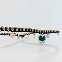 CHOKER CUORE BLUE €290,00