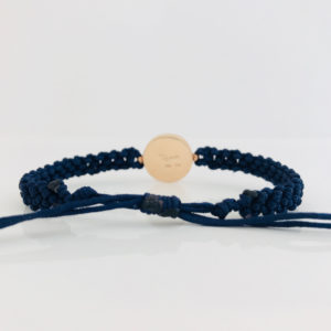 TAJANI BRACCIALE IN ORO INFILATURA MACRAME