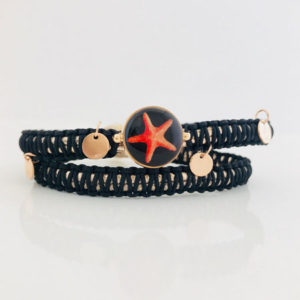 TAJANI bracciale modello DOPPIOPUARINO personalizzato con immagine di STELLA MARINA in home page